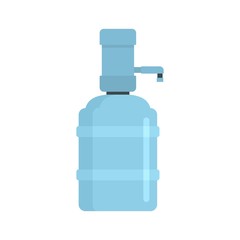 Poster - Home water dispenser icon. Flat illustration of home water dispenser vector icon for web design