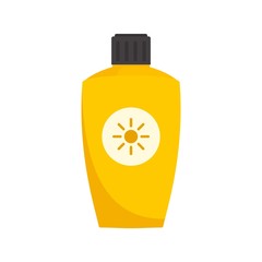 Poster - Uva sunscreen bottle icon. Flat illustration of uva sunscreen bottle vector icon for web design