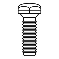 Poster - industry bolt icon. outline industry bolt vector icon for web design isolated on white background