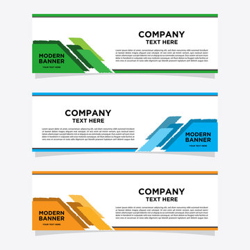 Banner design templates for simple advertising are very easy to use for companies or businesses.