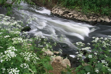 fast flowing river