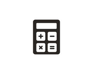 Wall Mural - Calculator icon symbol vector