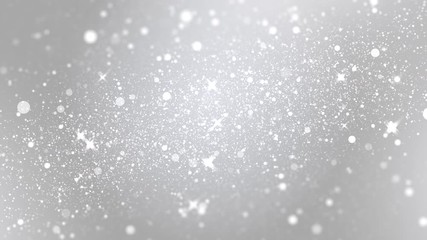 Wall Mural - luxury white silver gray particle glitter abstract background for happy new year and merry christmas