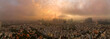 © Paul - Beautiful aerial urban sunrise in Southeast Asia due to an extreme air pollution level. Ho Chi Minh City, Vietnam has a population of ten million and a manufacturing sector with strong economic growth