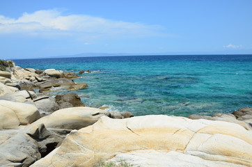 The beach and the sea