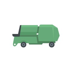 Poster - Farm machine icon. Flat illustration of farm machine vector icon for web design