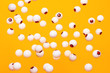 © nuclear_lily - Halloween eyeballs isolated on blank orange background