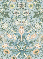 floral seamless pattern. modern seamless pattern for interior decoration, wrapping paper, graphic de