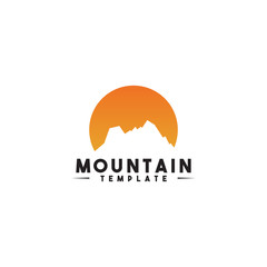 Poster - Mountain logo design inspiration vector template