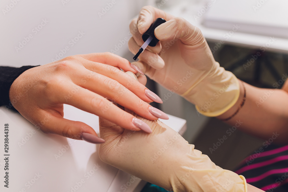 Fotografering Styling nail color nail polish