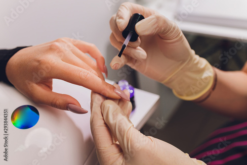 Fotografering Styling nail color nail polish