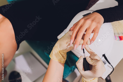 Styling nail color nail polish Fototapet