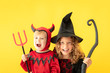 © Sunny studio - Happy children dressed Halloween costume
