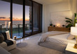 © Mike Butler - Warm evening view from apartment bedroom miami