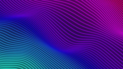Poster - looped animation. abstract colorful wavy background in bright rainbow colors. modern colorful wallpa
