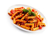 © Jacek Chabraszewski - Penne with meat, tomato sauce and vegetables