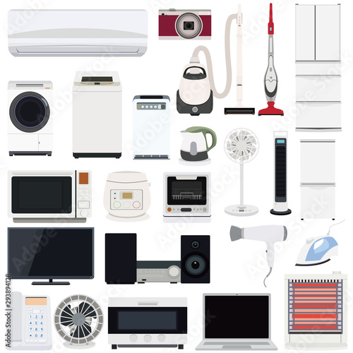 家電 アイコン イラスト 素材 ベクター Stock Vector Adobe Stock