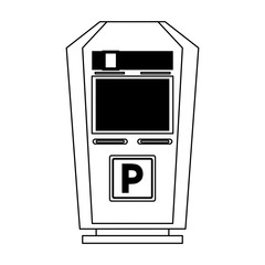 Poster - parking meter icon