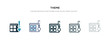 © zaurrahimov - theme icon in different style vector illustration. two colored and black theme vector icons designed in filled, outline, line and stroke style can be used for web, mobile, ui