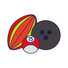 Poster - sport balls design