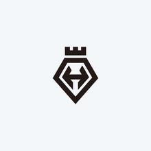 Letter H Initial Logo Icon Symbol Design Vector