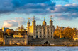 Tower of London at sunset, England, Famous Place, International Landmark