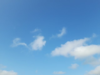 blue sky with clouds