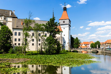 Wall Mural - Renaissance castle in Blatna town, Czech Republic