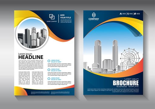 Brochure design, cover modern layout, annual report, poster, flyer in A4 with colorful triangles, geometric shapes for tech, science, market with light background