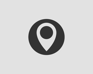 Poster - Map icons. Marker pointer. Pin location vector icon. GPS navigation symbol.