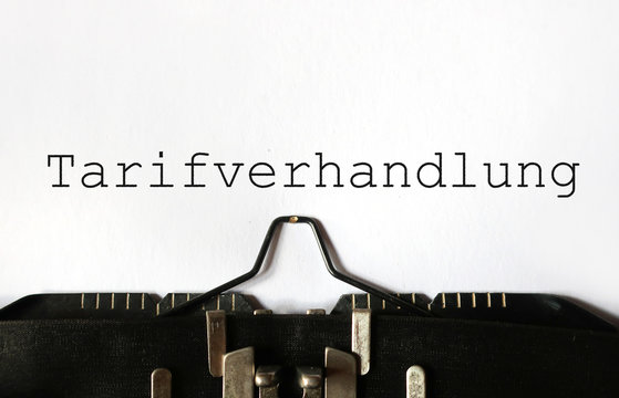Tarifverhandlung