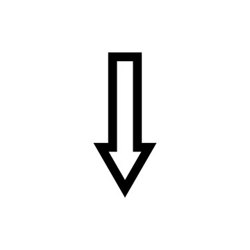 arrow icon vector trendy flat design