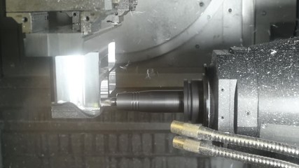 Sticker - Milling machine. industrial metalworking cutting process by milling cutter