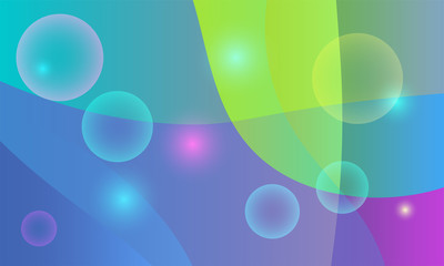 Aufkleber - Modern template for concept design. Trendy wallpaper. Graphic element. Vibrant. Modern vector design. Abstract colorful gradient.