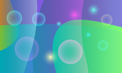Aufkleber - Modern template for concept design. Trendy wallpaper. Graphic element. Vibrant. Modern vector design. Abstract colorful gradient.
