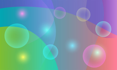 Aufkleber - Modern template for concept design. Trendy wallpaper. Graphic element. Vibrant. Modern vector design. Abstract colorful gradient.