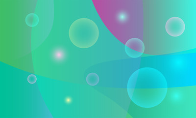 Aufkleber - Modern template for concept design. Trendy wallpaper. Graphic element. Vibrant. Modern vector design. Abstract colorful gradient.
