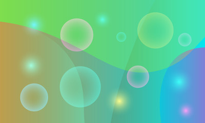 Aufkleber - Modern template for concept design. Trendy wallpaper. Graphic element. Vibrant. Modern vector design. Abstract colorful gradient.
