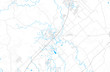 Rich detailed vector map of San Marcos, Texas, USA