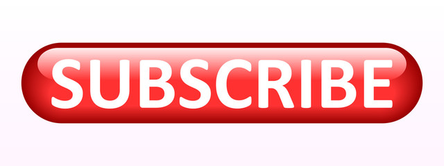 Poster - Subscribe red button – stock vector