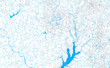 Rich detailed vector map of Chapel Hill, North Carolina, USA