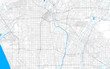 © Knut Hebstreit - Rich detailed vector map of Huntington Park, California, USA