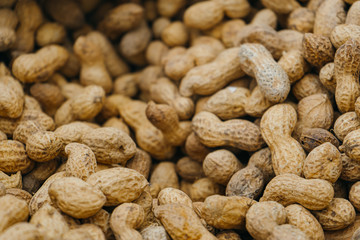 inshell peanuts in the market