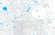 © Knut Hebstreit - Rich detailed vector map of Commerce City, Colorado, USA