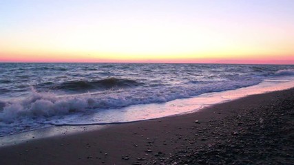 Canvas Print - Sunset at Sea