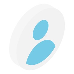 Poster - modern avatar icon. isometric of modern avatar vector icon for web design isolated on white backgrou