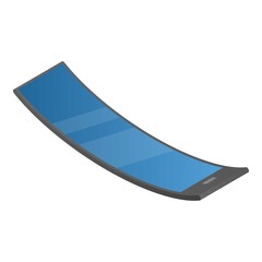 Poster - Curve flexible display icon. Isometric of curve flexible display vector icon for web design isolated on white background