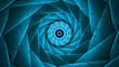 beautiful trippy vortex abstract colorful background blue dmt concept	