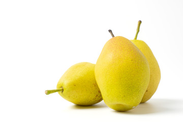 Wall Mural - pears isolated on white