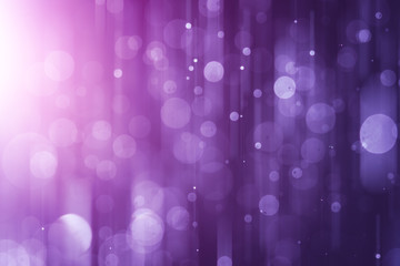 Wall Mural - abstract purple bokeh defocus glitter blur background.